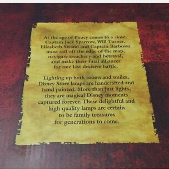 NEW Pirates of the Caribbean at World's End Skull Octopus Lamp Walt Disney BOXED - Picture 6 of 10